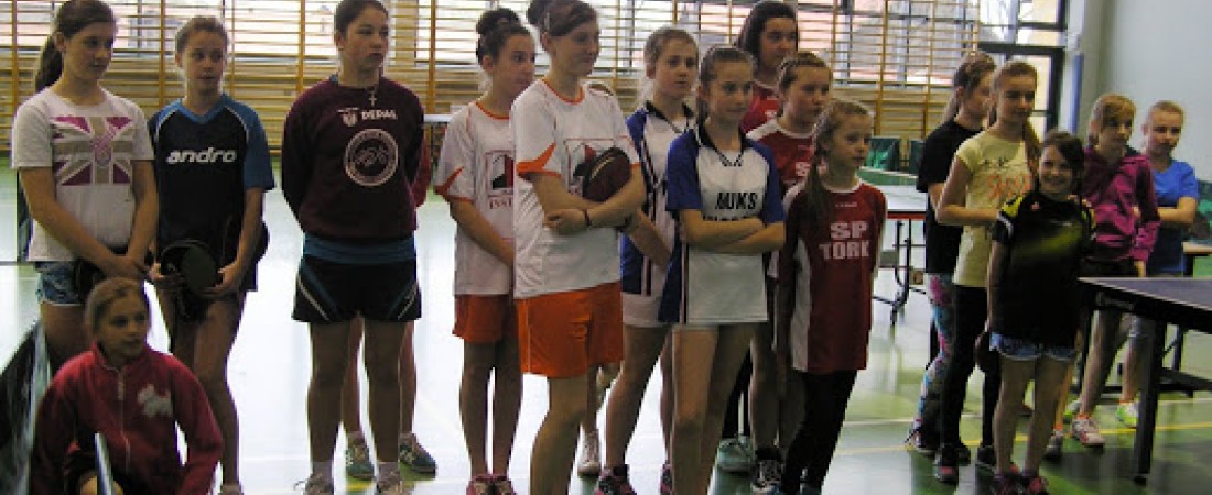Rejonowe Igrzyska Młodzieży Szkolnej w Tenisie Stołowym Dziewcząt