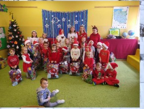 Spotkanie z Mikołajem w Oddziałach Przedszkolnych