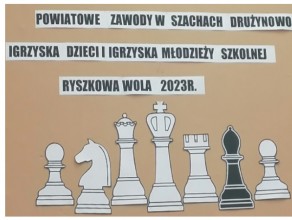 Powiatowe Igrzyska Dzieci i Igrzyska Młodzieży Szkolnej w szachach drużynowych w Ryszkowej Woli