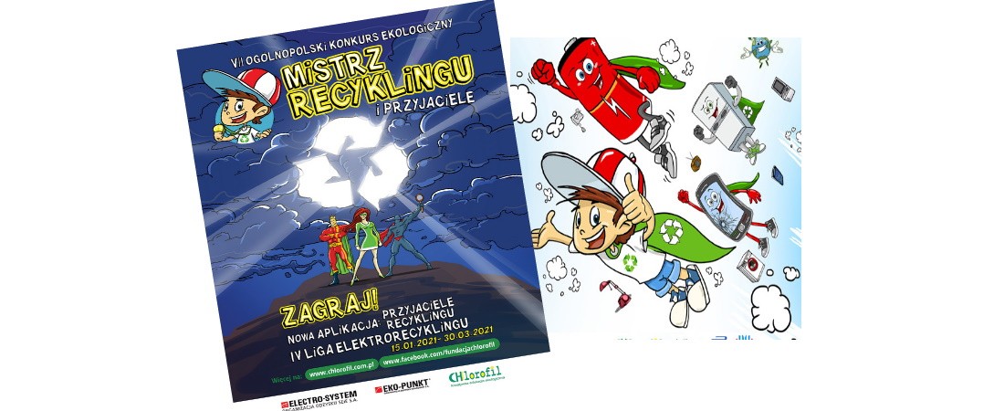 Konkurs Ekologiczny  pt.  „Mistrz Recyklingu i Przyjaciele”
