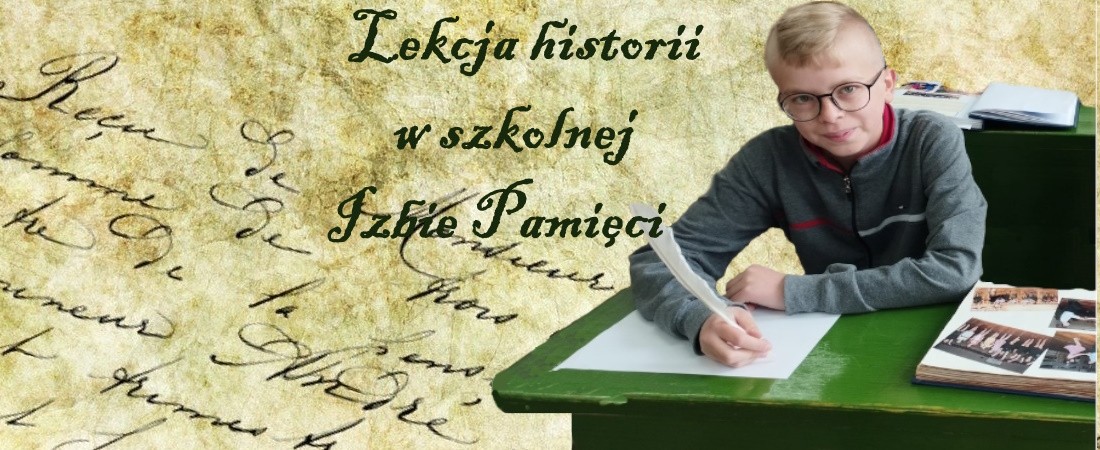 Lekcja historii w szkolnej Izbie Pamięci.