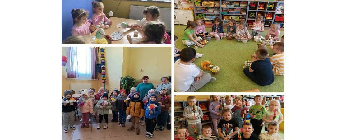 Przedszkolaki poznają wielkanocne tradycje