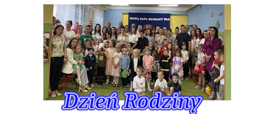 Przedszkolaki świętują Dzień Rodziny