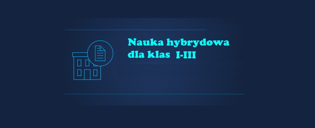 Harmonogram nauki hybrydowej klas I –III