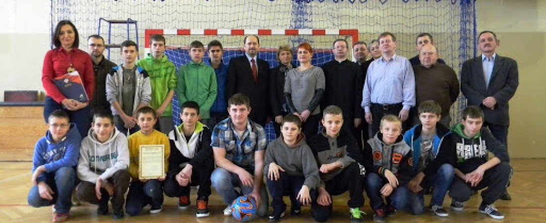 Spotkanie z młodymi piłkarzami