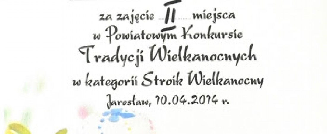 Konkurs - Tradycje wielkanocne