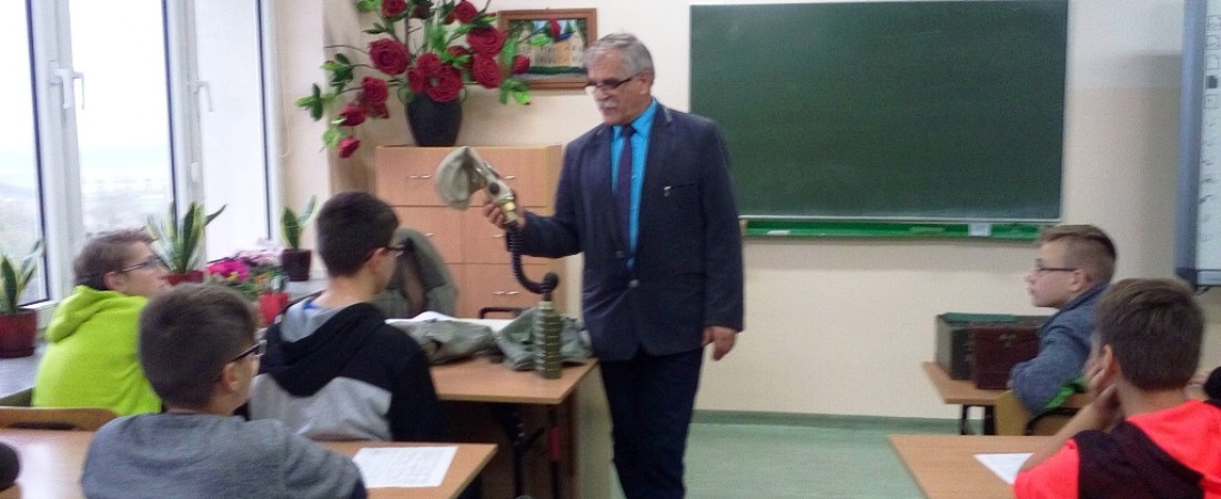 Edukacja dla bezpieczeństwa - spotkanie z Panem Markiem Winiarskim