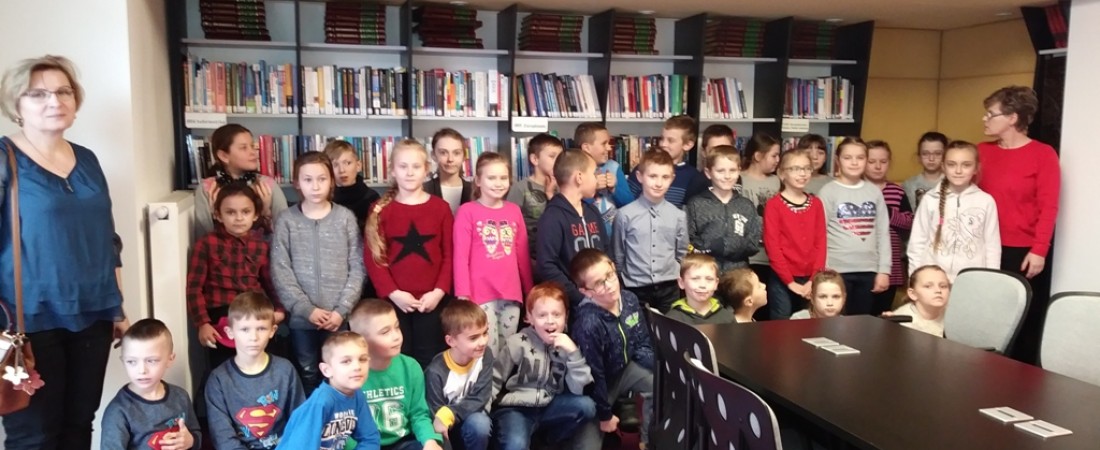 Wizyta w Miejskiej Bibliotece Publicznej w Jarosławiu.