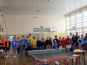 Komunikat z zawodów sportowych w tenisie stołowym