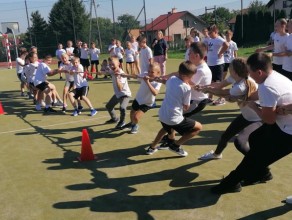 Narodowy Dzień Sportu w SP im. Jana Pawła II w Rokietnicy.