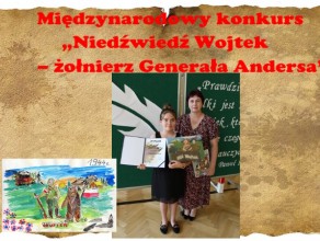 SUKCES OLI ZAJĄC Z KLASY IV W MIĘDZYNARODOWYM KONKURSIE.