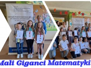 Sukcesy naszych uczniów w powiatowym konkursie matematycznym „Mali Giganci Matematyki”