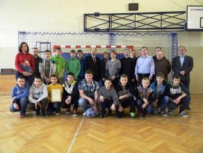 Spotkanie z młodymi piłkarzami