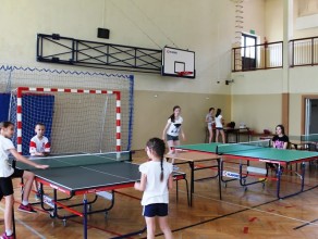 Gminny turniej tenisa stołowego dzieci