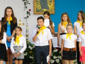 Pielgrzymka młodzieży do Sanktuarium w Tuligłowach