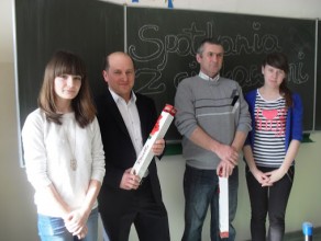 Spotkanie uczniów z samorządowcami Gminy Rokietnica