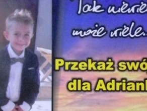 Otwórzmy serce dla Adrianka