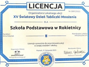 XV Światowy Dzień Tabliczki Mnożenia