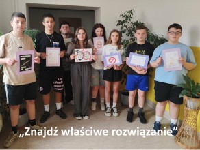 Sprawozdanie z realizacji projektu edukacyjnego „Znajdź właściwe rozwiązanie” - 2025/2026
