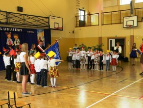 Ślubowanie uczniów klasy pierwszej